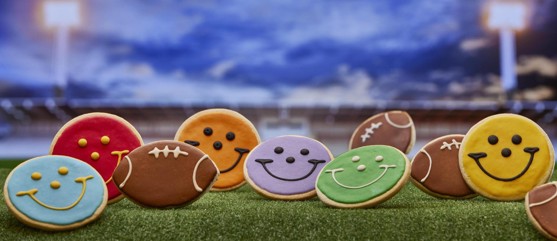 Order Football Cookies for the Big Game - SmileyCookie.com