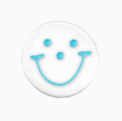 2.5" Mini Blue Face Smiley Cookies - SmileyCookie.com individually wrapped, nut - free, and kosher cookies delivered to you!
