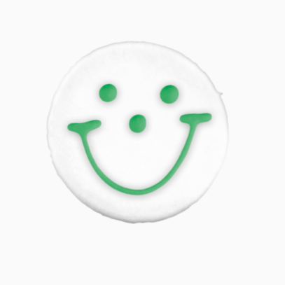 2.5" Mini Green Face Smiley Cookies - SmileyCookie.com individually wrapped, nut - free, and kosher cookies delivered to you!