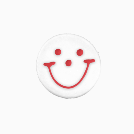 2.5" Mini Red Face Smiley Cookies - SmileyCookie.com individually wrapped, nut - free, and kosher cookies delivered to you!