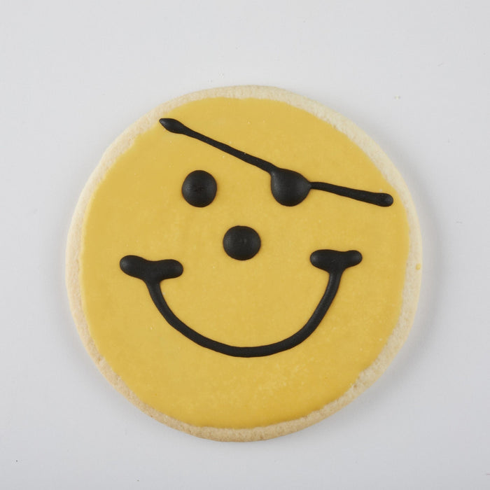 4" Mustache + Pirate Variety Pack - SmileyCookie.com individually wrapped, nut - free, and kosher cookies delivered to you!