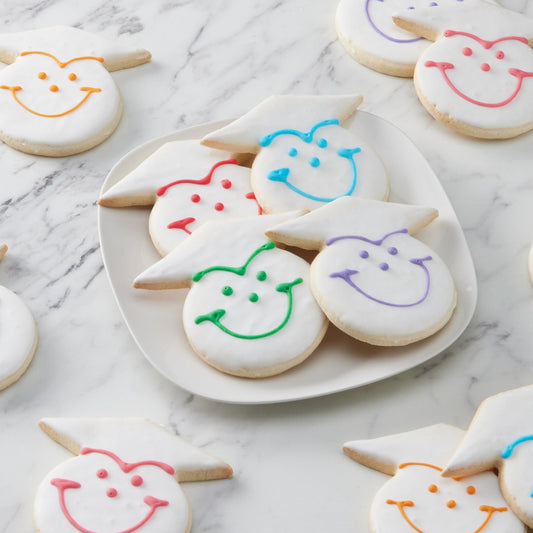 4" Orignal Graduation Smiley Cookies - SmileyCookie.com individually wrapped, nut - free, and kosher cookies delivered to you!