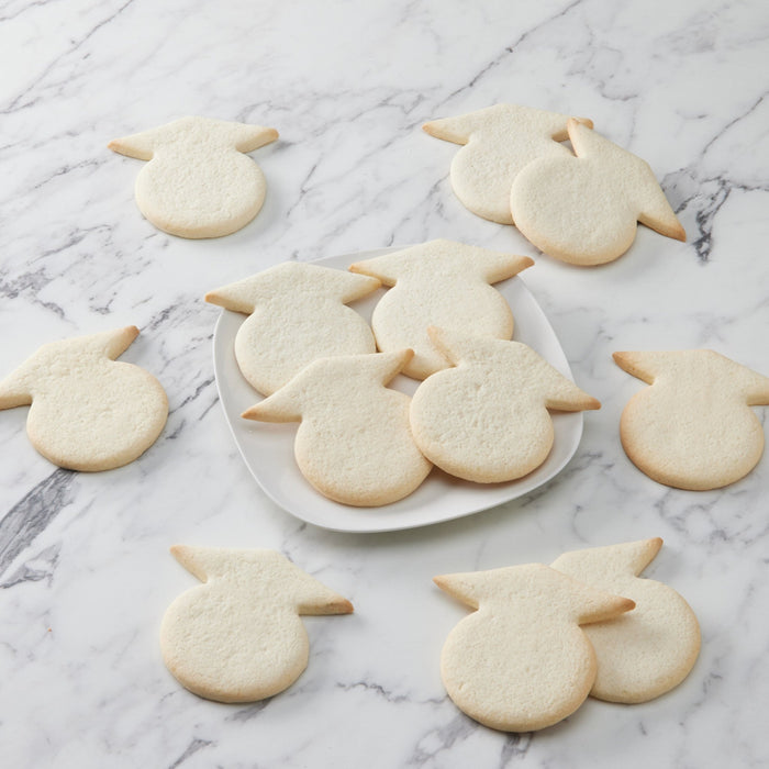 4" Uniced Graduation Cookie - SmileyCookie.com individually wrapped, nut - free, and kosher cookies delivered to you!