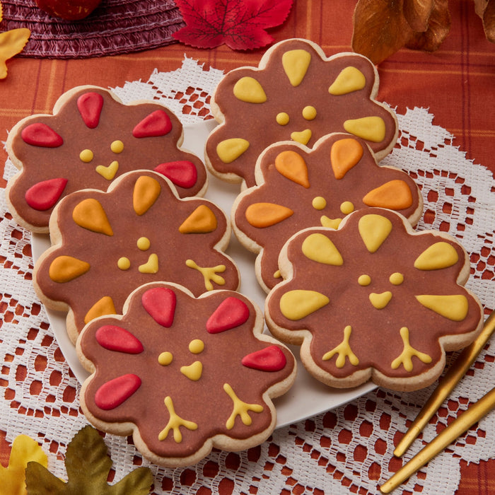 4" Wrapped Turkey Cookies - SmileyCookie.com individually wrapped, nut - free, and kosher cookies delivered to you!