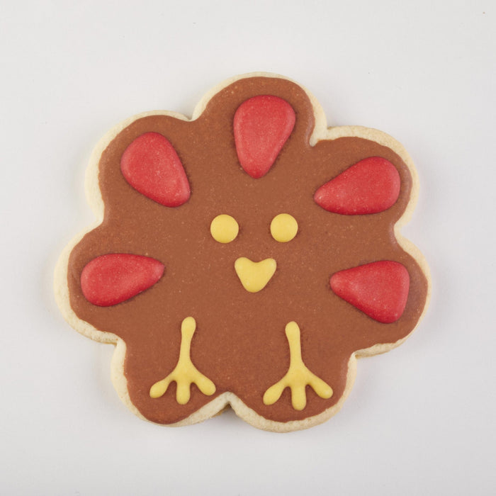 4" Wrapped Turkey Cookies - SmileyCookie.com individually wrapped, nut - free, and kosher cookies delivered to you!