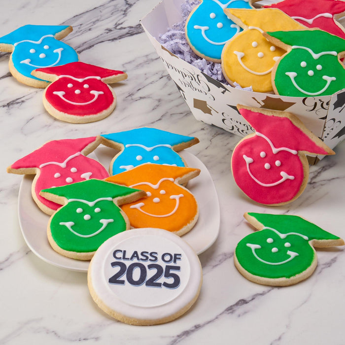 Best Wishes Graduation Gift Pack - SmileyCookie.com individually wrapped, nut - free, and kosher cookies delivered to you!