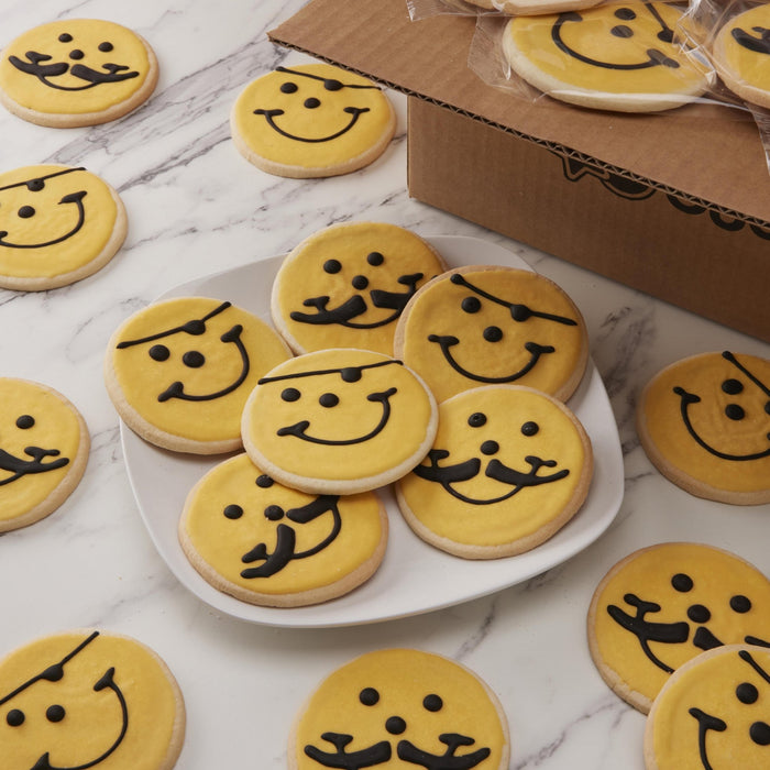 Bucco 'Stache Smiley® Cookie Variety Pack - SmileyCookie.com individually wrapped, nut - free, and kosher cookies delivered to you!