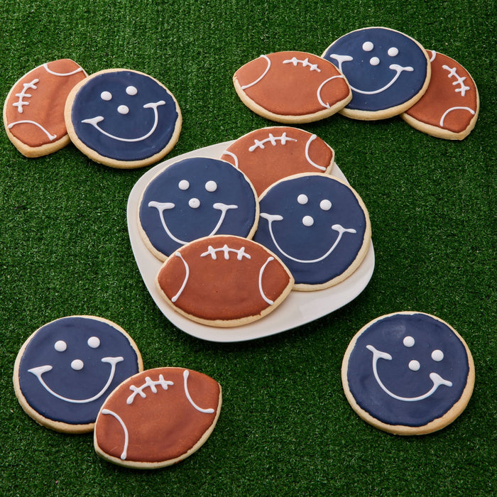 Dallas Football Cookie Pack - SmileyCookie.com individually wrapped, nut - free, and kosher cookies delivered to you!