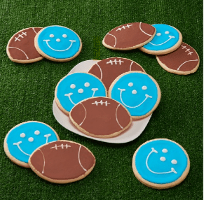Detroit Football Cookie Pack - SmileyCookie.com individually wrapped, nut - free, and kosher cookies delivered to you!