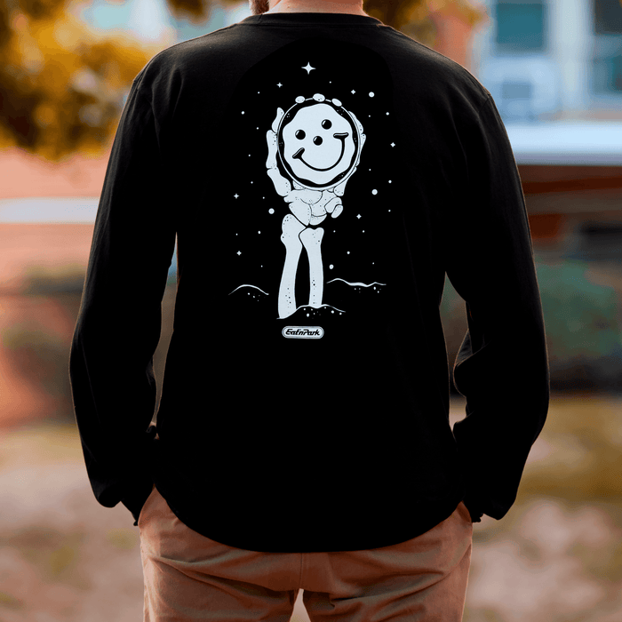 Halloween Skeleton Long - Sleeve Shirt - SmileyCookie.com individually wrapped, nut - free, and kosher cookies delivered to you!