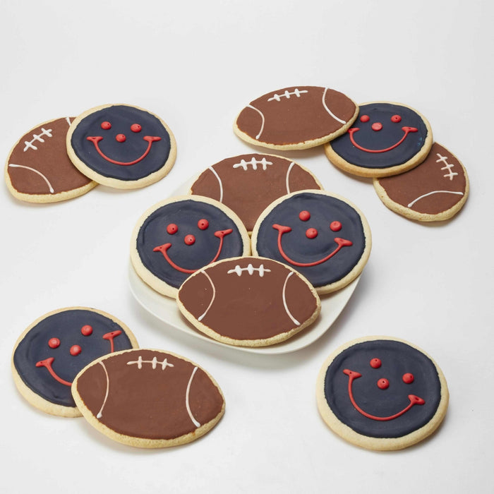 Houston Football Cookie Pack - SmileyCookie.com individually wrapped, nut - free, and kosher cookies delivered to you!