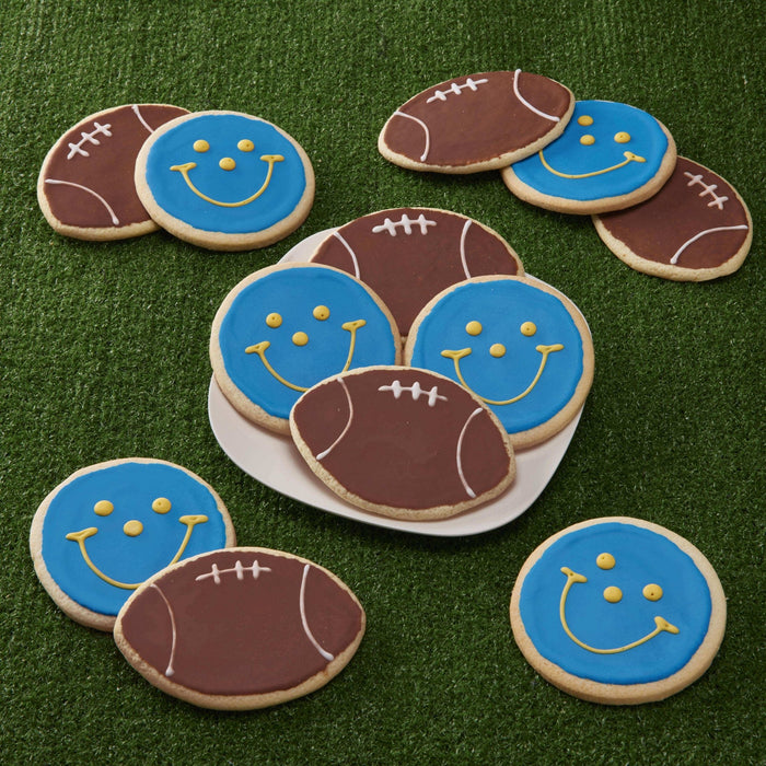 LA Football Cookie Pack - SmileyCookie.com individually wrapped, nut - free, and kosher cookies delivered to you!