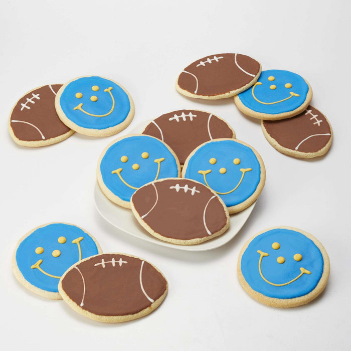 LA Football Cookie Pack - SmileyCookie.com individually wrapped, nut - free, and kosher cookies delivered to you!