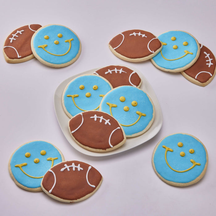 Los Angeles Football Cookie Pack - SmileyCookie.com individually wrapped, nut - free, and kosher cookies delivered to you!