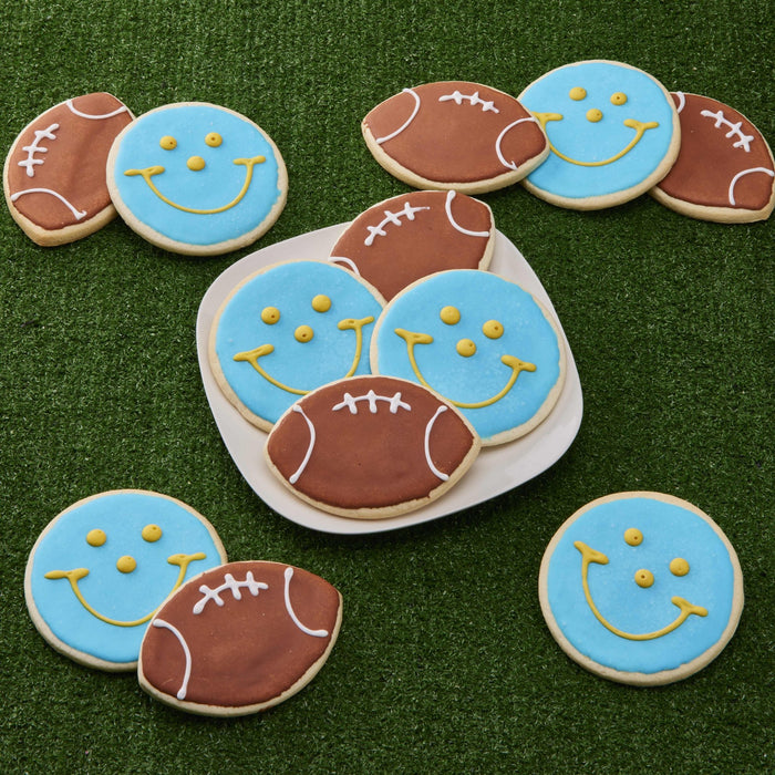 Los Angeles Football Cookie Pack - SmileyCookie.com individually wrapped, nut - free, and kosher cookies delivered to you!