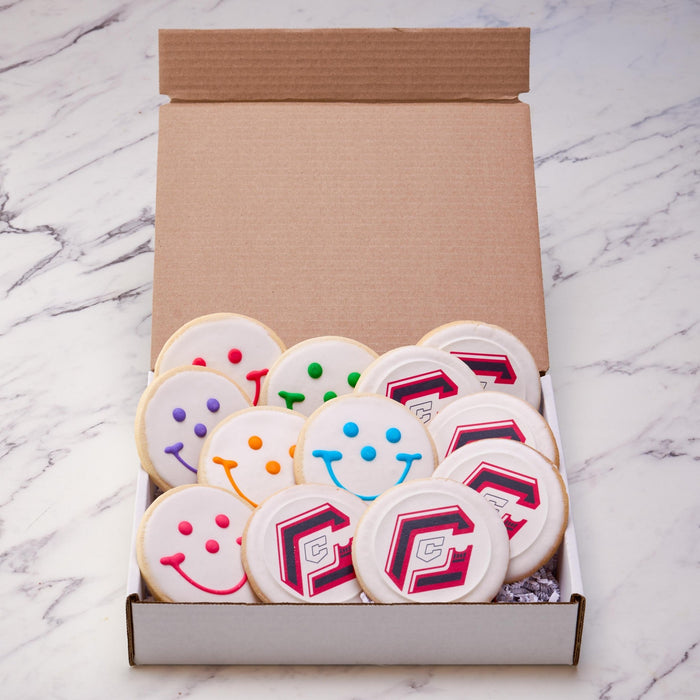 Smiley® Cookie Corporate Logo Gift Pack - SmileyCookie.com individually wrapped, nut - free, and kosher cookies delivered to you!