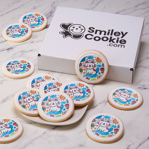 Smiley® Cookie Father's Day Custom Cookie Gift Set - SmileyCookie.com individually wrapped, nut - free, and kosher cookies delivered to you!