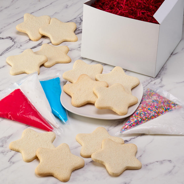 Star Cookie Decorating Kit - SmileyCookie.com individually wrapped, nut - free, and kosher cookies delivered to you!