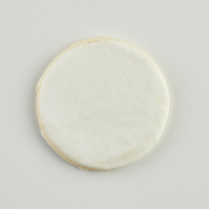 Classic Round White Iced Cookies 