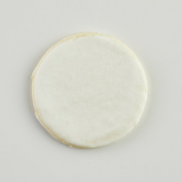 4" Round White Iced Cookies - SmileyCookie.com individually wrapped, nut - free, and kosher cookies delivered to you!