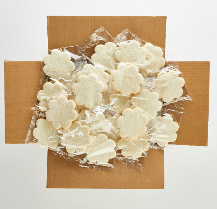 4" Uniced Flower Cookies - SmileyCookie.com individually wrapped, nut - free, and kosher cookies delivered to you!