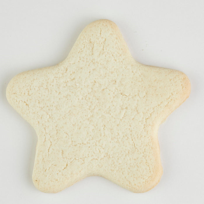 4" Uniced Star Cookies - SmileyCookie.com individually wrapped, nut - free, and kosher cookies delivered to you!