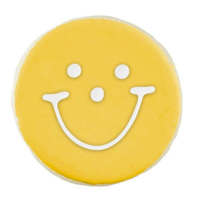 4" Yellow Smiley Cookies - SmileyCookie.com individually wrapped, nut - free, and kosher cookies delivered to you!