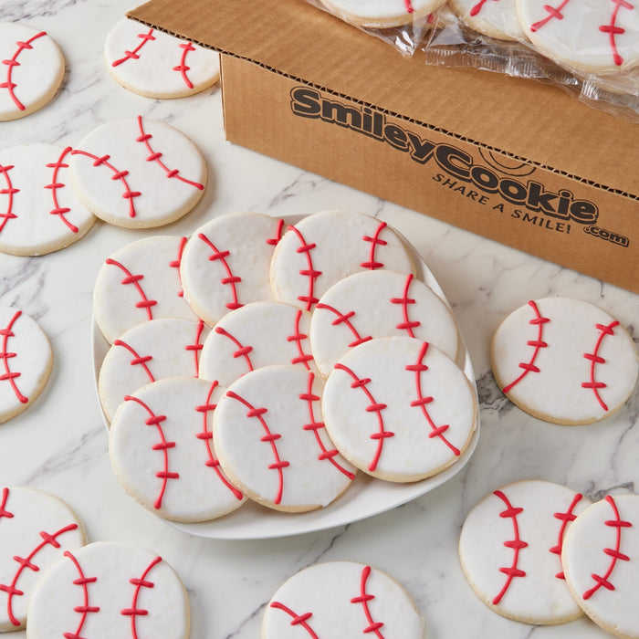 Baseball & Softball Cookies  - SmileyCookie.com individually wrapped, nut - free, and kosher cookies delivered to you!