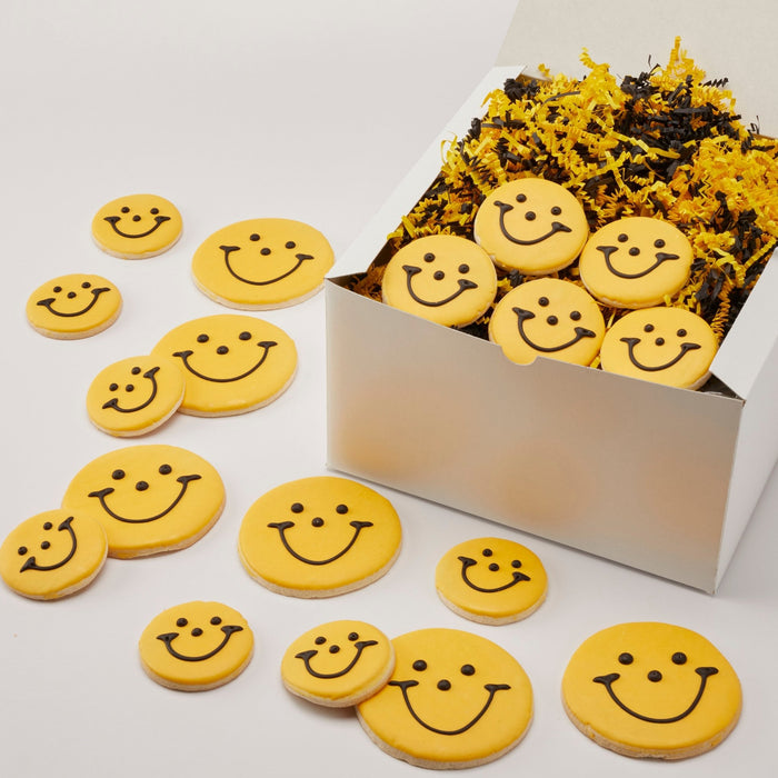 Black and Gold Tailgate Gift Box  - SmileyCookie.com individually wrapped, nut - free, and kosher cookies delivered to you!