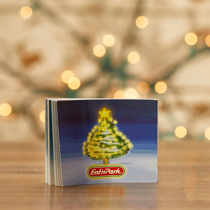 Christmas Star Flip Book - SmileyCookie.com individually wrapped, nut - free, and kosher cookies delivered to you!