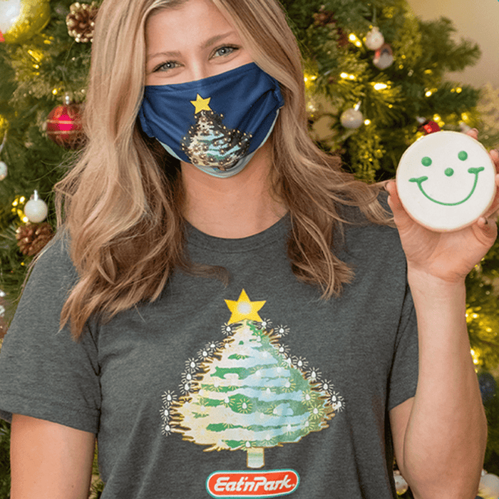 Christmas Star Mask  - SmileyCookie.com individually wrapped, nut - free, and kosher cookies delivered to you!