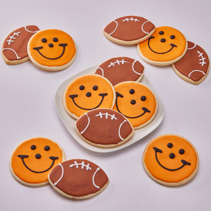 Cincinnati Football Cookie Pack  - SmileyCookie.com individually wrapped, nut - free, and kosher cookies delivered to you!