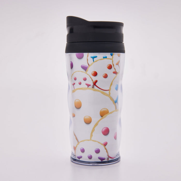 Classic Smiley® Travel Mug  - SmileyCookie.com individually wrapped, nut - free, and kosher cookies delivered to you!