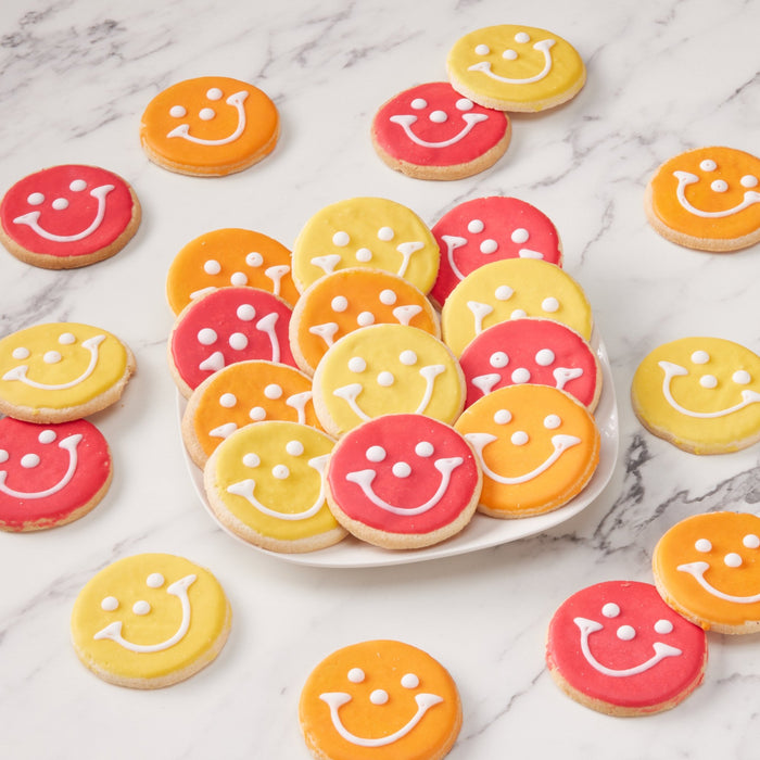 Fall Mini Smiley® Cookie - SmileyCookie.com individually wrapped, nut - free, and kosher cookies delivered to you!