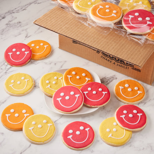 Fall Smiley® Cookie - SmileyCookie.com individually wrapped, nut - free, and kosher cookies delivered to you!