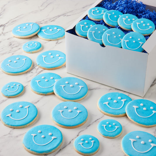 Gender Reveal Party Kit - SmileyCookie.com individually wrapped, nut - free, and kosher cookies delivered to you!