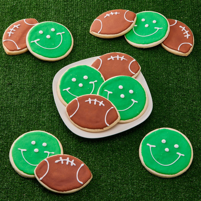 Philadelphia Football Cookie Pack - SmileyCookie.com individually wrapped, nut - free, and kosher cookies delivered to you!