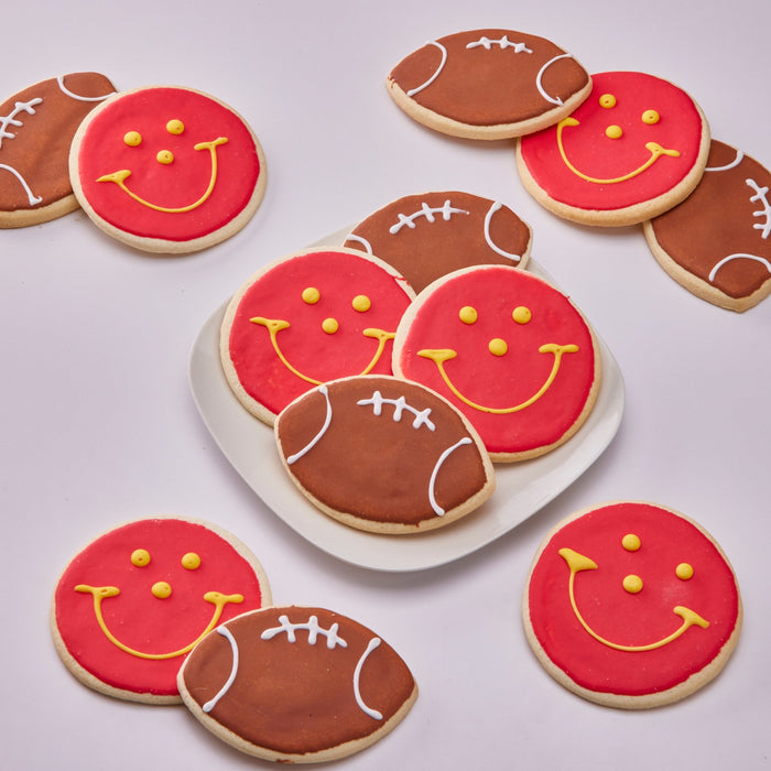 San Francisco Football Cookie Pack  - SmileyCookie.com individually wrapped, nut - free, and kosher cookies delivered to you!
