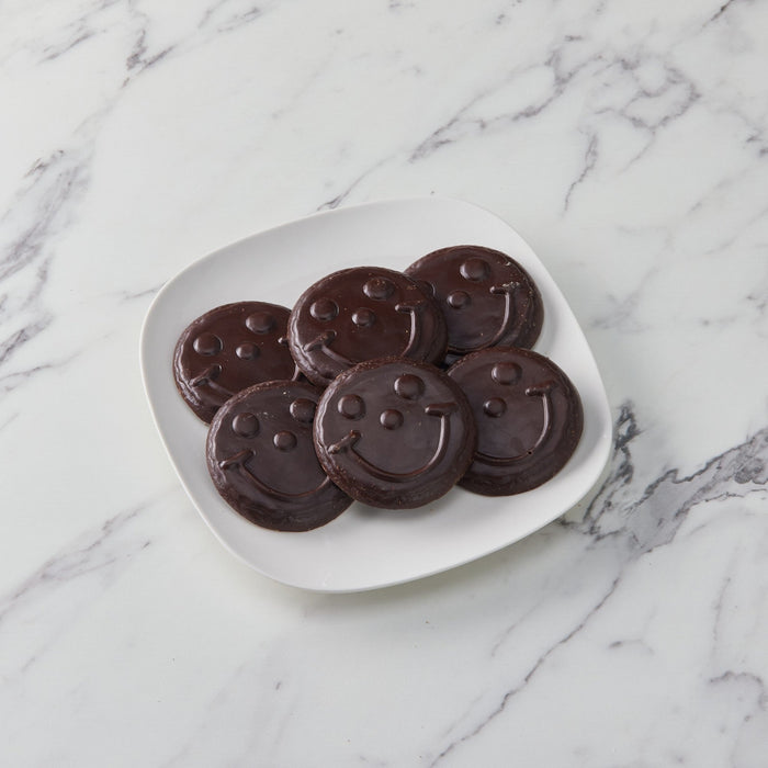 Sarris Chocolate Smileys - SmileyCookie.com individually wrapped, nut - free, and kosher cookies delivered to you!