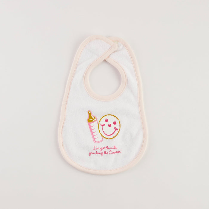 Smiley® Cookie Baby Bib  - SmileyCookie.com individually wrapped, nut - free, and kosher cookies delivered to you!