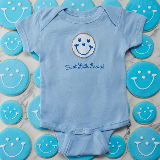 Smiley® Cookie Baby Onesie  - SmileyCookie.com individually wrapped, nut - free, and kosher cookies delivered to you!
