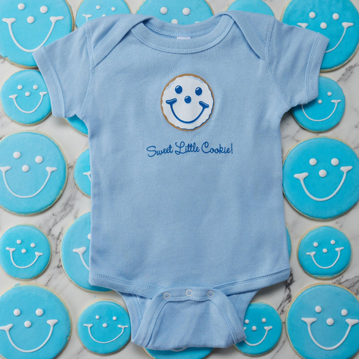 Smiley® Cookie Baby Onesie  - SmileyCookie.com individually wrapped, nut - free, and kosher cookies delivered to you!