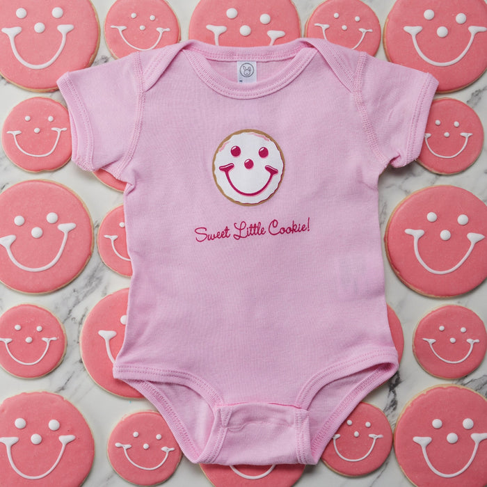 Smiley® Cookie Baby Onesie - SmileyCookie.com individually wrapped, nut - free, and kosher cookies delivered to you!