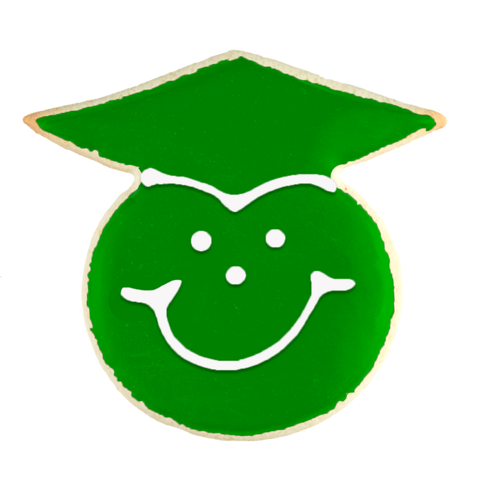 Create Your Own Custom Graduation Smiley Cookies - Customer's Product with price 1.60 ID IdvBP0zFUpb6c_-FuhIJ5cY8