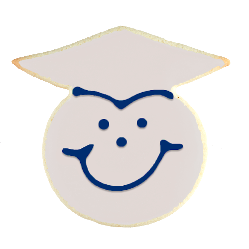 Create Your Own Custom Graduation Smiley Cookies - Customer's Product with price 1.70 ID IQRJ-5Z_aOe2CIjLgxJeNA4u