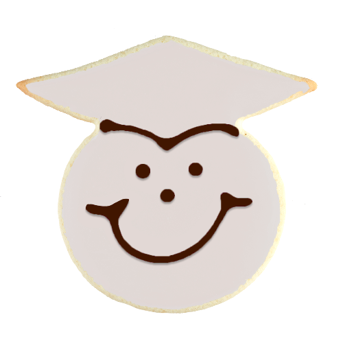 Create Your Own Custom Graduation Smiley Cookies - Customer's Product with price 1.60 ID HTDwbH-Z1vn0nPNxYE2i8-xe
