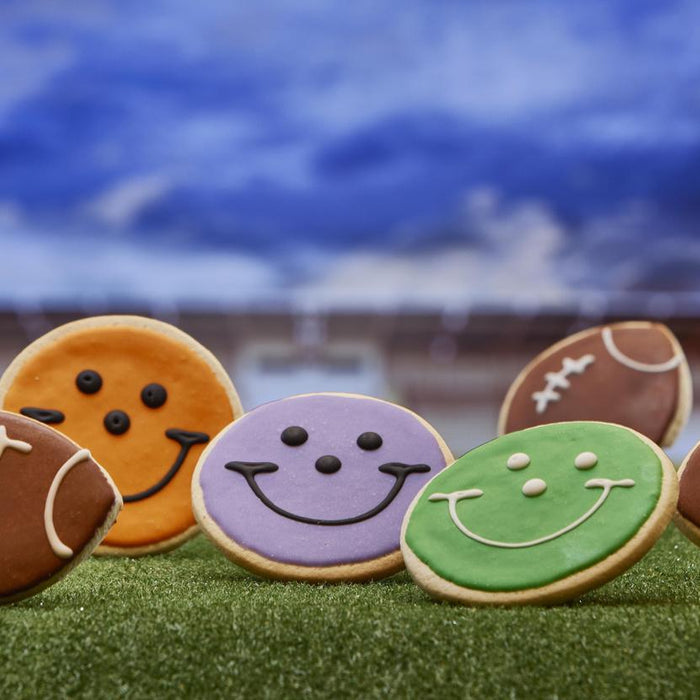 Score Big This Playoff Season with Custom Football Cookies! - SmileyCookie.com