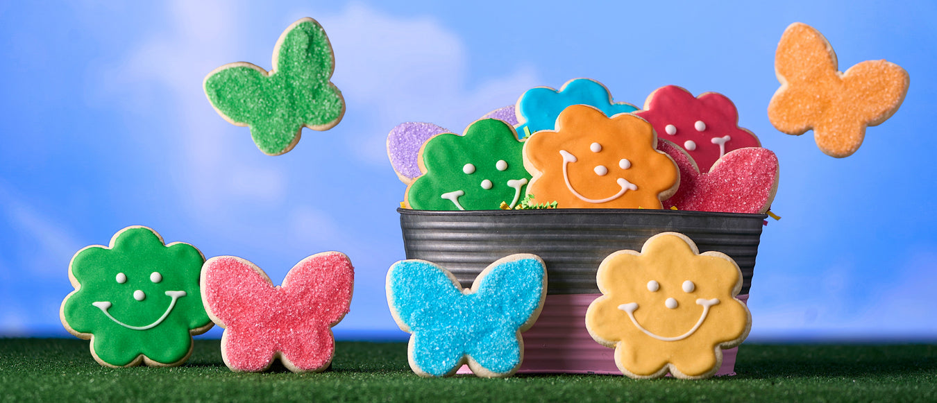 Spring Flowers - SmileyCookie.com