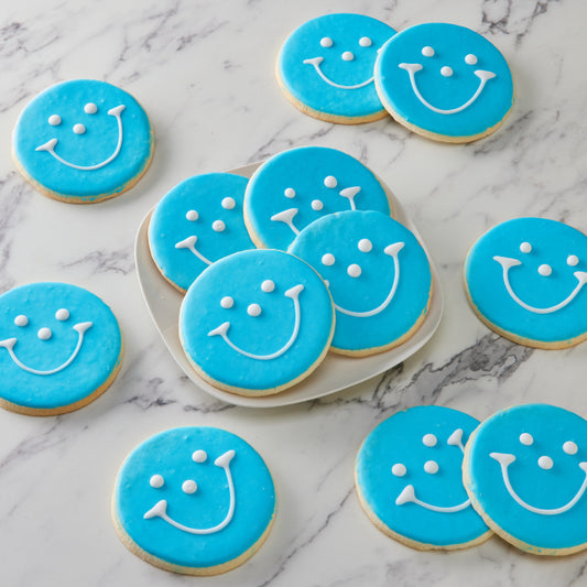 Blue Smiley® Cookies