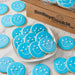 Individually Wrapped Smiley Cookies in Bulk - Blue Smiley Cookies 